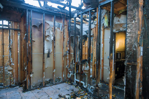 Professional Fire Damage Restoration technician working in Fort Worth, TX